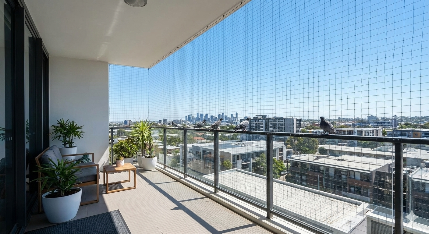 A clean and modern office interior, representing commercial pest control services.